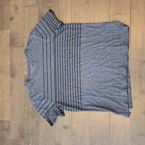 Men's Banana Republic Blue Striped Soft Wash Tee Size XL - Picture 1 of 2